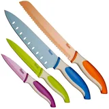 Genius Allzweckmesser GENIUS Nicer Dicer Plus 10-13 tlg. 7 Trendfarben Gemüseschneider bunt