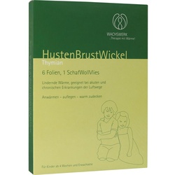 Husten-Brust-Wickel Thymian Wachswerk 6 ST