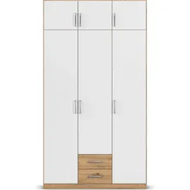 Rauch Wäscheschrank GAMMA 136 x 248 x 57 cm Eiche/Weiß