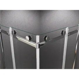 Buylando Glaswerk Westfalen / Lina 90x90x195 Cm Eck Duschkabine Schiebesystem Inkl. Duschtasse