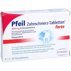 Pfeil Zahnschmerz-Tabletten forte 400mg