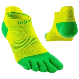 injinji Run Lightweight No-Show 1 Paar Grün M