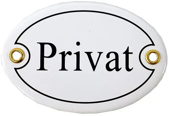 Türschild weiß schwarz verschiedene Texte (Ausführung: Praxis)