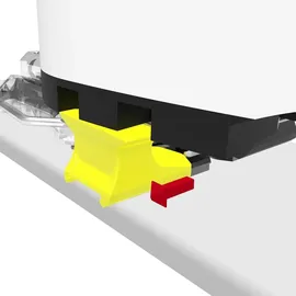 ATK Bindings Freeride Spacer für R12 + FR14 mit Skistopper (Größe ONE SIZE, schwarz)