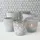 Boltze Windlicht Patty Glas Grau