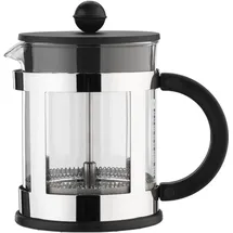 Bodum KENYA 0,5 l 4 Tassen Schwarz/Silber