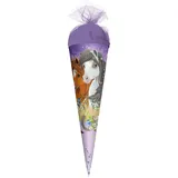 ROTH 673757 Motiv-Schultüte Blumenpferde 35 cm