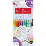 Faber-Castell Einhorn Jumbo Grip Buntstifte farbsortiert, 10 St.