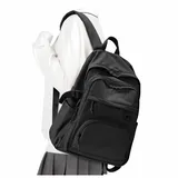 Lendolk Schwarzer Rucksack Herren mit Laptopfach,wasserdicht Rucksäcke Damen Schulrucksack Teenager Mädchen Jungen, Großer Uni Rucksack mit vielen fächern