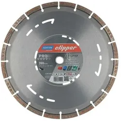 Norton Clipper Diamanttrennscheibe 4x4 Explorer D.350mm Bohr.20mm Seg.-B.3,2mm Seg.-H.12mm