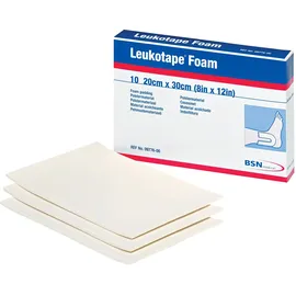 Leukotape Foam Fixierpflaster 30 x 20 cm 10 St.