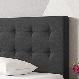 Inter Boxspringbett - anthrazit - H3 - 180x200 cm