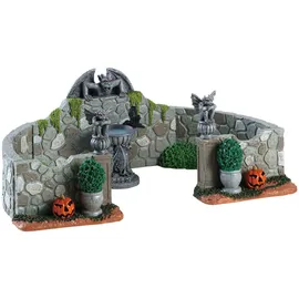 Lemax Grey Gargoyle Gardens Set of 6