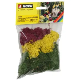 NOCH Dekormoos herbstlich sortiert 08630 G/0/H0/TT/N/Z
