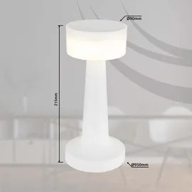 GLOBO Tischleuchte Weiß