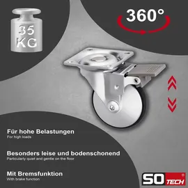SOTech Möbelrolle Lindau Ø 75 mm