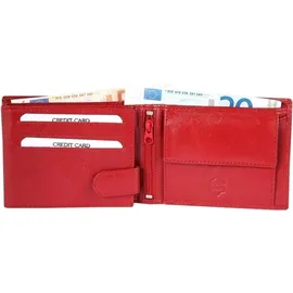 Akzent Geldbörse Herren rot