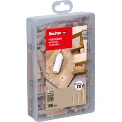 fischer Holzdübel easyDIY Box (160 Teile)