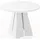 WFL GROUP Esstisch Weiß, Holzwerkstoff, 10-Sitzer, Rund,Rund, 120x76x120 cm, Esszimmer Tische, Esstische