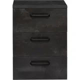 Mäusbacher schwarz (schwarzstahl), B:50cm H:73cm T:35cm, Holzwerkstoff, Schränke, Mehrzweckschrank