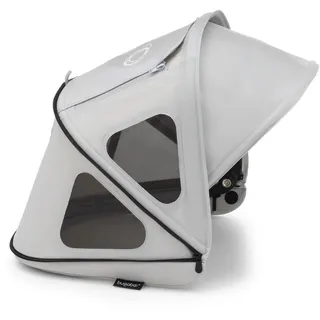 Bugaboo Dragonfly Sonnendach mit Lüftungsfenstern, ausziehbar für zusätzlichen und optimalen Sonnenschutz, wasserabweisend, Misty Grey