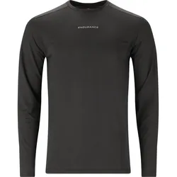 Endurance Herren Loker L/S Tee schwarz