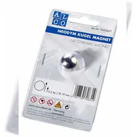 Alco Kugelmagnet Neodoym Ø 19mm silber 1 Stück
