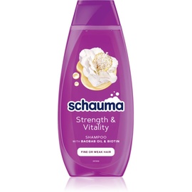Schwarzkopf Schauma Strength & Vitality Shampoo 400 ml Shampoo zur Stärkung und Vitalität für Frauen