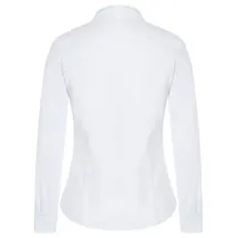 More & More Langarmbluse Stretchbluse Weiß 46