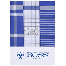 Ross 3er Pack Halbleinen Geschirrtücher Exclusiv 50x70 cm