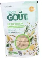 Good Goût Mini-Baguettes au Fromage et Romarin Aliment 70 g