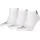 Puma UNISEX LOGO SNEAKER Sneakersocken 3-Paar Schwarz/Weiß 43-46