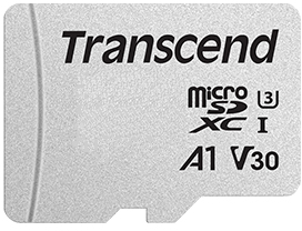 Transcend microSDHC 300S 4GB - 4 GB - MicroSDHC - Klasse 10 - NAND - 20 MB/s - 10 MB/s