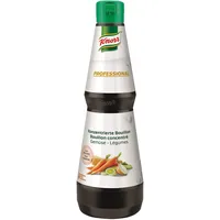 Knorr Professional konzentrierte Bouillon Gemüse (flüssig, vegan, 30 g Bouillon genügen für 1L Wasser) 1er Pack (1x1L)