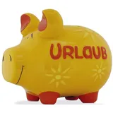 KCG Spardose Schwein mittel gelb KCG 101579/10027159 Urlaub