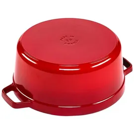 Staub Cocotte 26 cm rund kirschrot