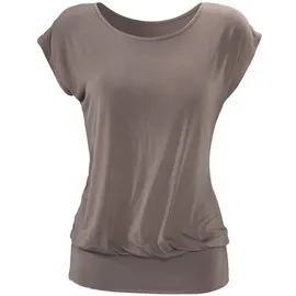 LASCANA Longshirt Damen taupe Gr.40/42