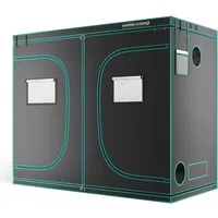 Mars Hydro 240x120x200cm Growbox Growzelt Indoor Pflanzenzelt Growroom Darkroom Growschrank Gewächshaus Grow Tent 1680d