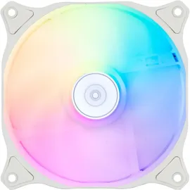 Silverstone SST-PF240W-ARGB-V2 - PermaFrost Premium-Wasserkühler, zweifach einstellbare 120-mm-PWM, ARGB, Intel/AMD, weiss
