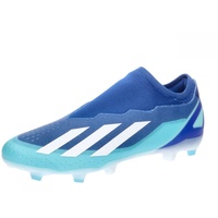 adidas Unisex X Crazyfast.3 Ll Fg Football Shoes (Firm Ground), Bright Royal/FTWR White/Solar Red, 45 1/3 EU