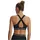 Under Armour Crossback Mid Bra Schwarz/Weiß S