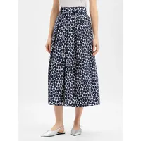 More & More Maxirock Damen Gepunktet Blau 36