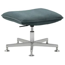 Fußhocker MAYER SITZMÖBEL "myCOSYWORXX Hocker 2427", blau, B:57cm H:42cm T:54cm, 100% Polyester, Hocker, besonders bequem gepolstert