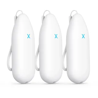 X-Sense WLAN Hygrometer Thermometer Innen, Temperatur- und Luftfeuchtigkeitsüberwachung per App, Export gespeicherter Daten, kompatibel mit Alexa, 3 Sensoren – erfordert Basisstation SBS50