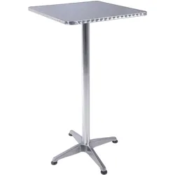 Bistro Tisch, quadratisch, Alu-Gestell