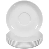 SELTMANN WEIDEN Rondo/Liane Weiß Teeuntertasse ø 13 cm 6er Set