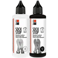 Marabu Sock Stop Textilfarbe 2 St. schwarz/weiß