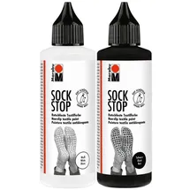 Marabu Sock Stop Textilfarbe 2 St. schwarz/weiß
