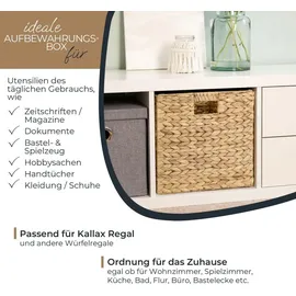 HMF Aufbewahrungskorb 32 x 34,5 x 32 cm 4-tlg. beige