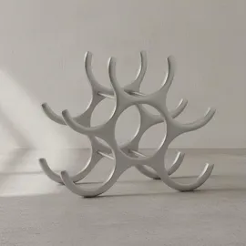 KADIMA DESIGN Weinregal 29 x 14 x 24 cm Silber